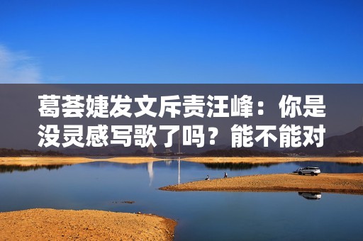 葛荟婕发文斥责汪峰：你是没灵感写歌了吗？能不能对孩子负责任？