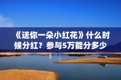 《送你一朵小红花》什么时候分红？参与5万能分多少钱(送你一朵小红花歌词)