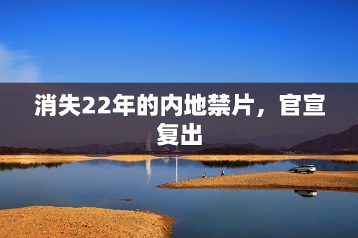 消失22年的内地禁片，官宣复出