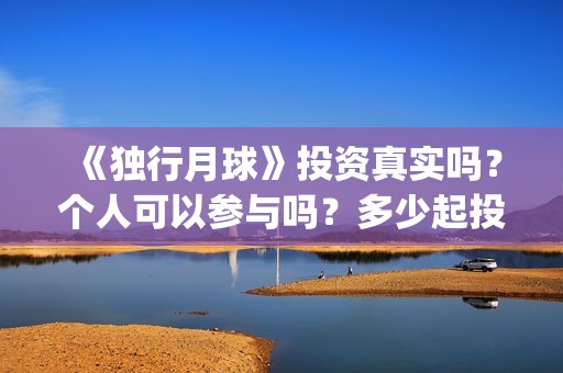 《独行月球》投资真实吗？个人可以参与吗？多少起投？(独行月球百度百科)