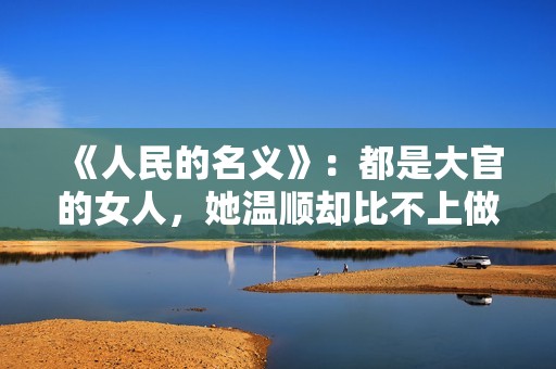 《人民的名义》：都是大官的女人，她温顺却比不上做作的欧阳菁！