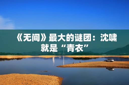 《无间》最大的谜团：沈啸就是“青衣”