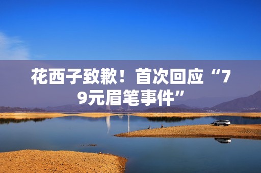 花西子致歉！首次回应“79元眉笔事件”