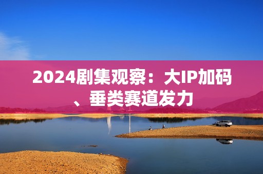 2024剧集观察：大IP加码、垂类赛道发力