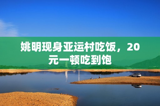 姚明现身亚运村吃饭，20元一顿吃到饱