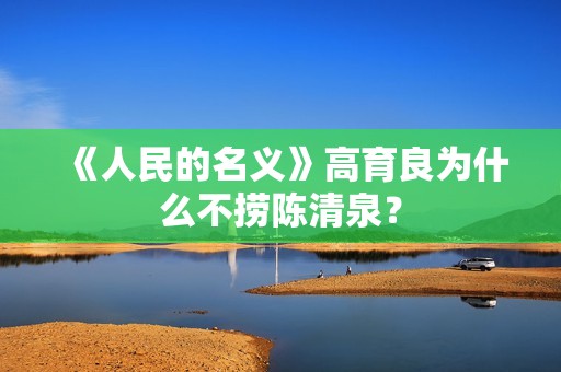 《人民的名义》高育良为什么不捞陈清泉？