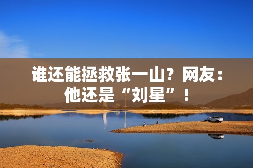 谁还能拯救张一山？网友：他还是“刘星”！