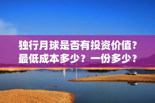 独行月球是否有投资价值？最低成本多少？一份多少？(moonyou-独行月球)