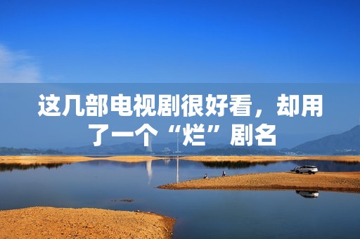 这几部电视剧很好看，却用了一个“烂”剧名