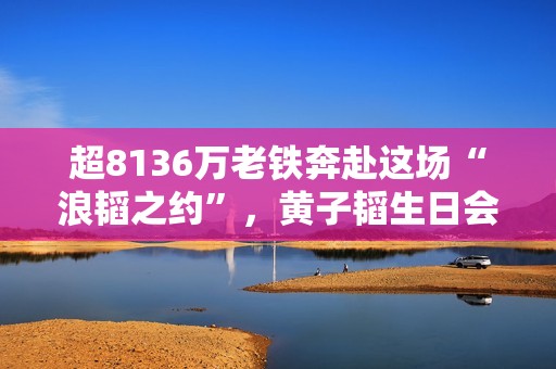超8136万老铁奔赴这场“浪韬之约”，黄子韬生日会快手独家直播圆满收官