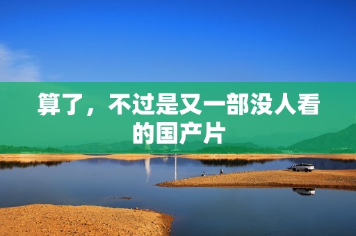 算了，不过是又一部没人看的国产片