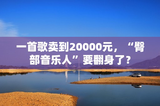 一首歌卖到20000元，“臀部音乐人”要翻身了？
