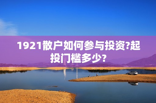 1921散户如何参与投资?起投门槛多少?