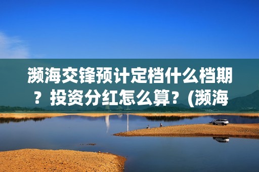 濒海交锋预计定档什么档期？投资分红怎么算？(濒海交锋免费)