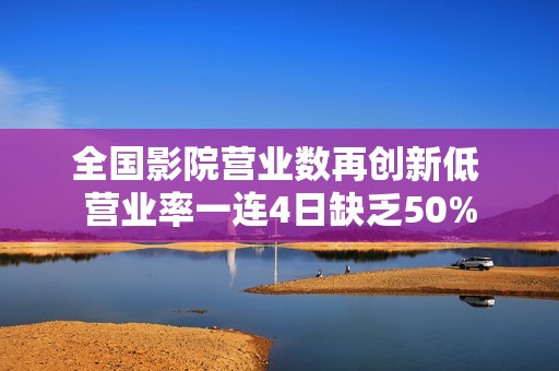 全国影院营业数再创新低 营业率一连4日缺乏50%