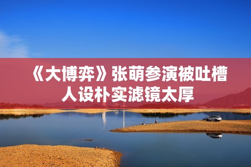 《大博弈》张萌参演被吐槽 人设朴实滤镜太厚