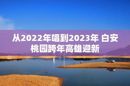 从2022年唱到2023年 白安桃园跨年高雄迎新