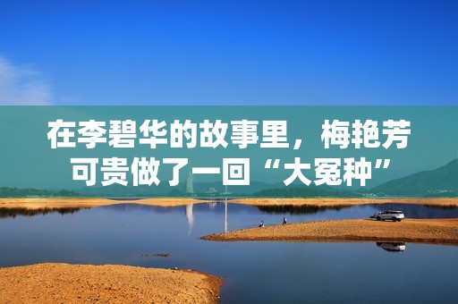 在李碧华的故事里，梅艳芳可贵做了一回“大冤种”