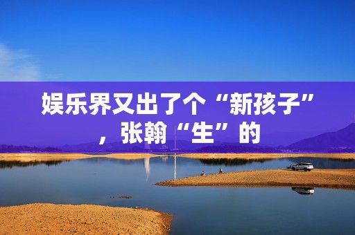 娱乐界又出了个“新孩子”，张翰“生”的