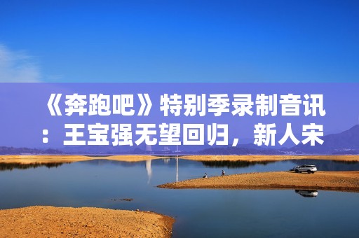 《奔跑吧》特别季录制音讯：王宝强无望回归，新人宋亚轩或参加