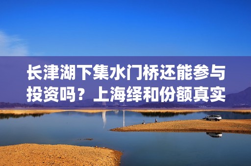 长津湖下集水门桥还能参与投资吗？上海绎和份额真实吗？能按时兑付吗(长津湖之水门桥百度百科)