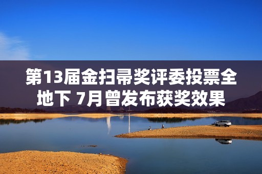 第13届金扫帚奖评委投票全地下 7月曾发布获奖效果