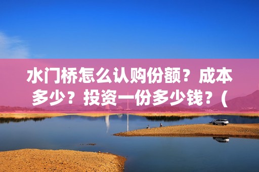 水门桥怎么认购份额？成本多少？投资一份多少钱？(水门桥在哪)