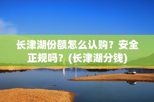 长津湖份额怎么认购？安全正规吗？(长津湖分钱)