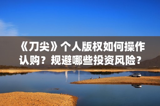 《刀尖》个人版权如何操作认购？规避哪些投资风险？值不值得参与？(刀尖01)