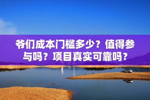 爷们成本门槛多少？值得参与吗？项目真实可靠吗？