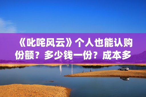 《叱咤风云》个人也能认购份额？多少钱一份？成本多少？(叱咤风云主演)