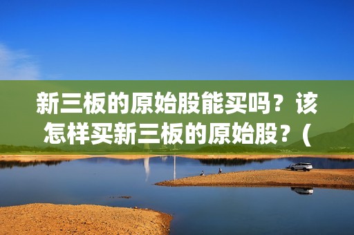 新三板的原始股能买吗？该怎样买新三板的原始股？(新三板的原始股可以交易吗)