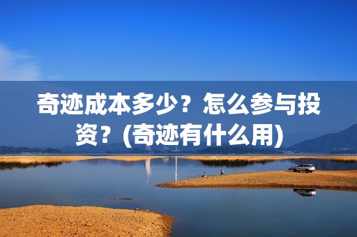 奇迹成本多少？怎么参与投资？(奇迹有什么用)