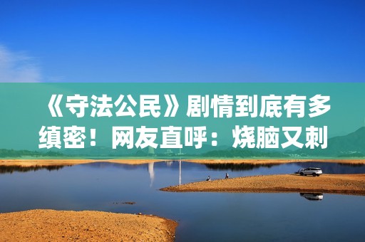 《守法公民》剧情到底有多缜密！网友直呼：烧脑又刺激！(守法公民 腾讯视频)