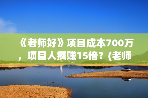 《老师好》项目成本700万，项目人疯赚15倍？(老师好主要讲的是什么)
