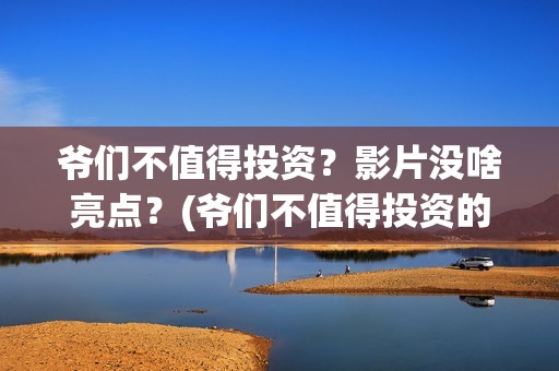 爷们不值得投资？影片没啥亮点？(爷们不值得投资的说说)