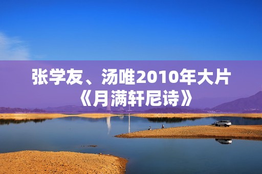 张学友、汤唯2010年大片《月满轩尼诗》
