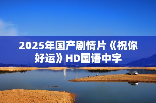 2025年国产剧情片《祝你好运》HD国语中字