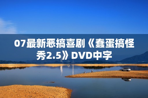 07最新恶搞喜剧《蠢蛋搞怪秀2.5》DVD中字