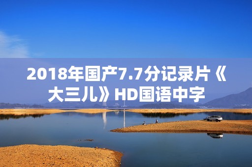 2018年国产7.7分记录片《大三儿》HD国语中字