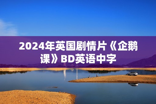2024年英国剧情片《企鹅课》BD英语中字