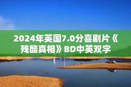 2024年英国7.0分喜剧片《残酷真相》BD中英双字