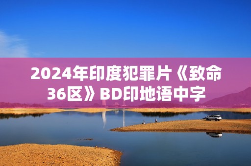2024年印度犯罪片《致命36区》BD印地语中字