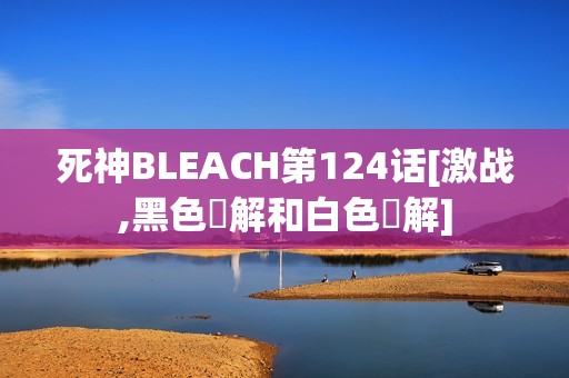 死神BLEACH第124话[激战,黑色卍解和白色卍解]