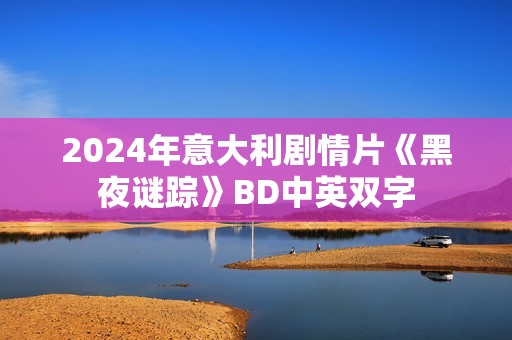 2024年意大利剧情片《黑夜谜踪》BD中英双字