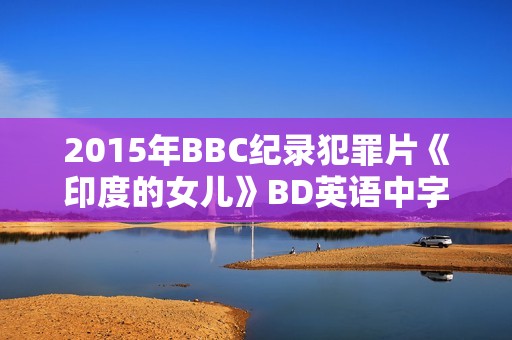 2015年BBC纪录犯罪片《印度的女儿》BD英语中字