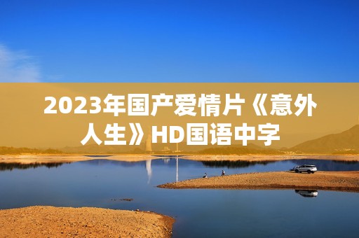 2023年国产爱情片《意外人生》HD国语中字