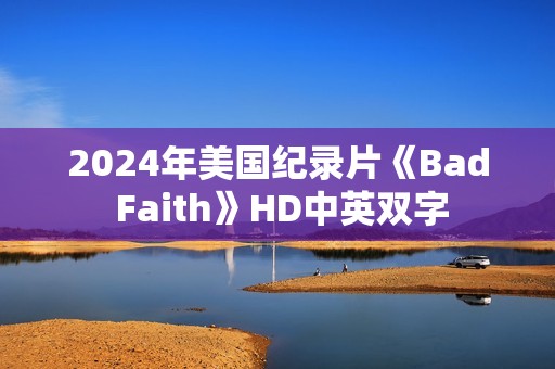 2024年美国纪录片《Bad Faith》HD中英双字