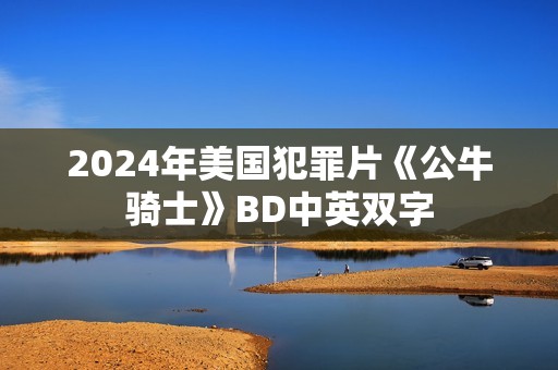 2024年美国犯罪片《公牛骑士》BD中英双字