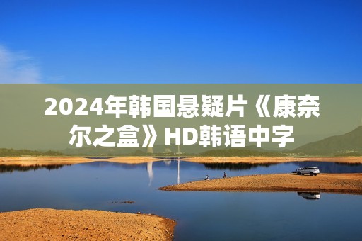 2024年韩国悬疑片《康奈尔之盒》HD韩语中字